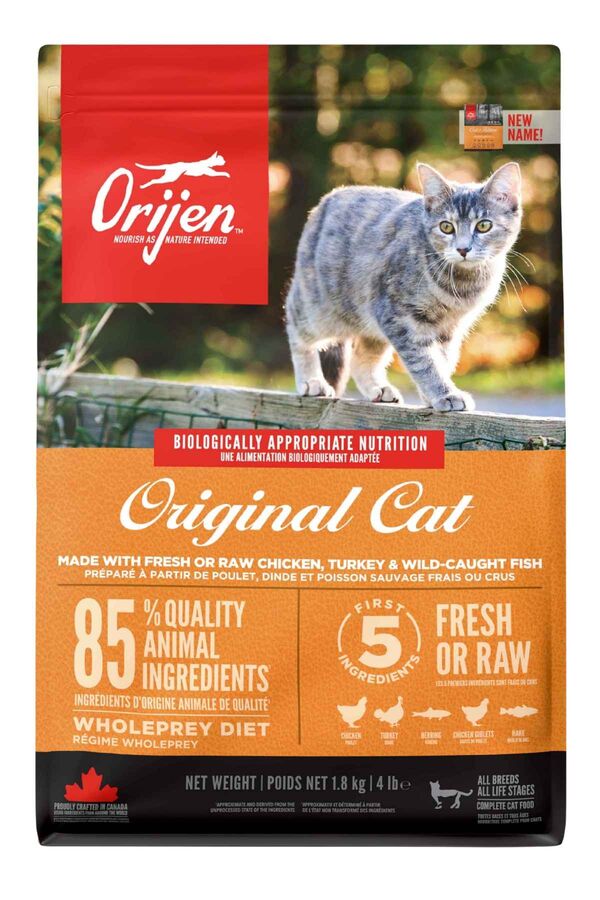 Orijen Original Cat Tahılsız Yavru ve Yetişkin Kedi Maması 1,8kg - 1