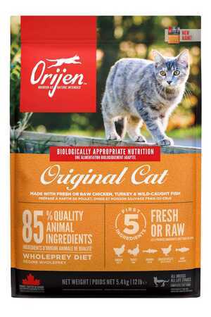 ORIJEN - Orijen Original Cat Tahılsız Yavru ve Yetişkin Kedi Maması 5,4kg ORIJEN - Orijen Original Cat Tahılsız Yavru ve Yetişkin Kedi Maması 5,4kg
