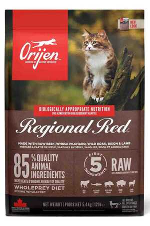 ORIJEN - Orijen Regional Red Tahılsız Kırmızı Etli Kedi Maması 5,4kg