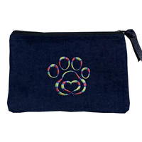 Melek Hareketi - Paw Lacivert Clutch Çanta Melek Hareketi - Paw Lacivert Clutch Çanta