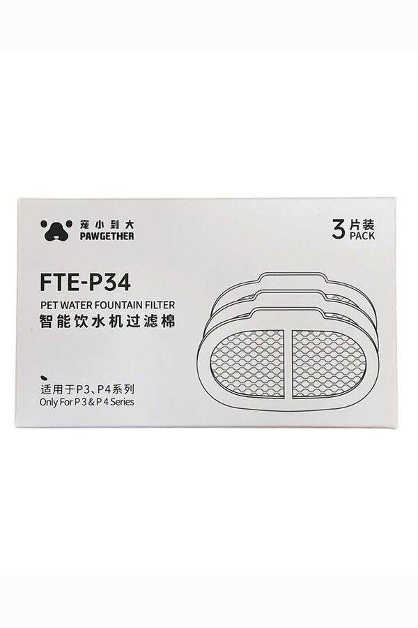 Pawgether Pure 3S-4S Otomatik Su Sebil İçin Yedek Fİltre Kartuşu 3lü