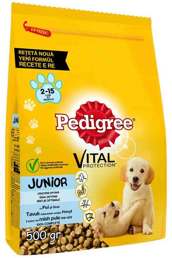 Pedigree Tavuklu Ve Pirinçli Yavru Köpek Maması 500gr Pedigree Tavuklu Ve Pirinçli Yavru Köpek Maması 500gr