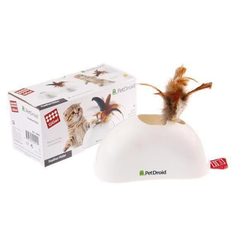 Gigwi Pet Droid Hareket Sensörlü Doğal Tüylü Kedi Oyuncağı 15cm Gigwi Pet Droid Hareket Sensörlü Doğal Tüylü Kedi Oyuncağı 15cm