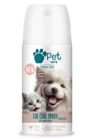 PET LOVE - Pet Love Çikolatalı Tüy Bakım Spreyi 150ml