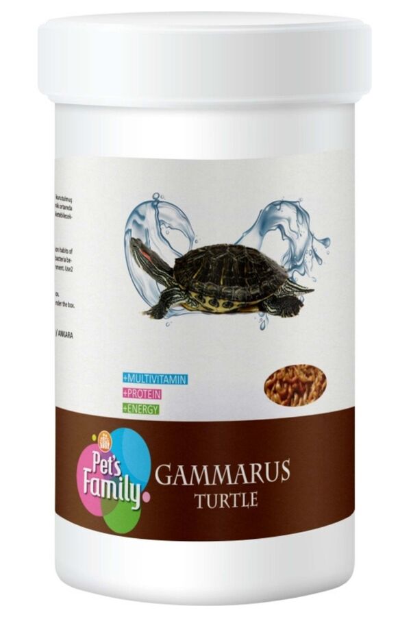 Pets Family Gammarus Kaplumbağa Yemi 250ml/30g
