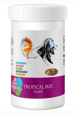 PETS FAMİLY - Pets Family Tropical Mix Flake 250ml/30g