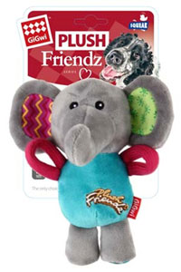 GIGWI - Gigwi Plush Friendz Sesli Fil Peluş Köpek Oyuncağı