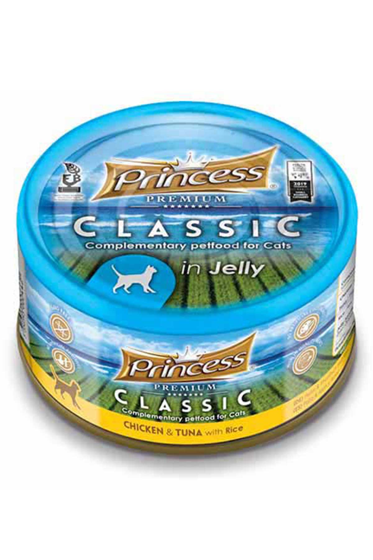 Princess Classic Ton Balıklı Tavuklu ve Pirinçli Yetişkin Kedi Konservesi 170gr Princess Classic Ton Balıklı Tavuklu ve Pirinçli Yetişkin Kedi Konservesi 170gr