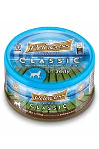 EvineMama - Princess Classic Tavuklu Ton Balıklı Izgara Ördekli ve Pirinçli Yetişkin Kedi Konservesi 170gr
