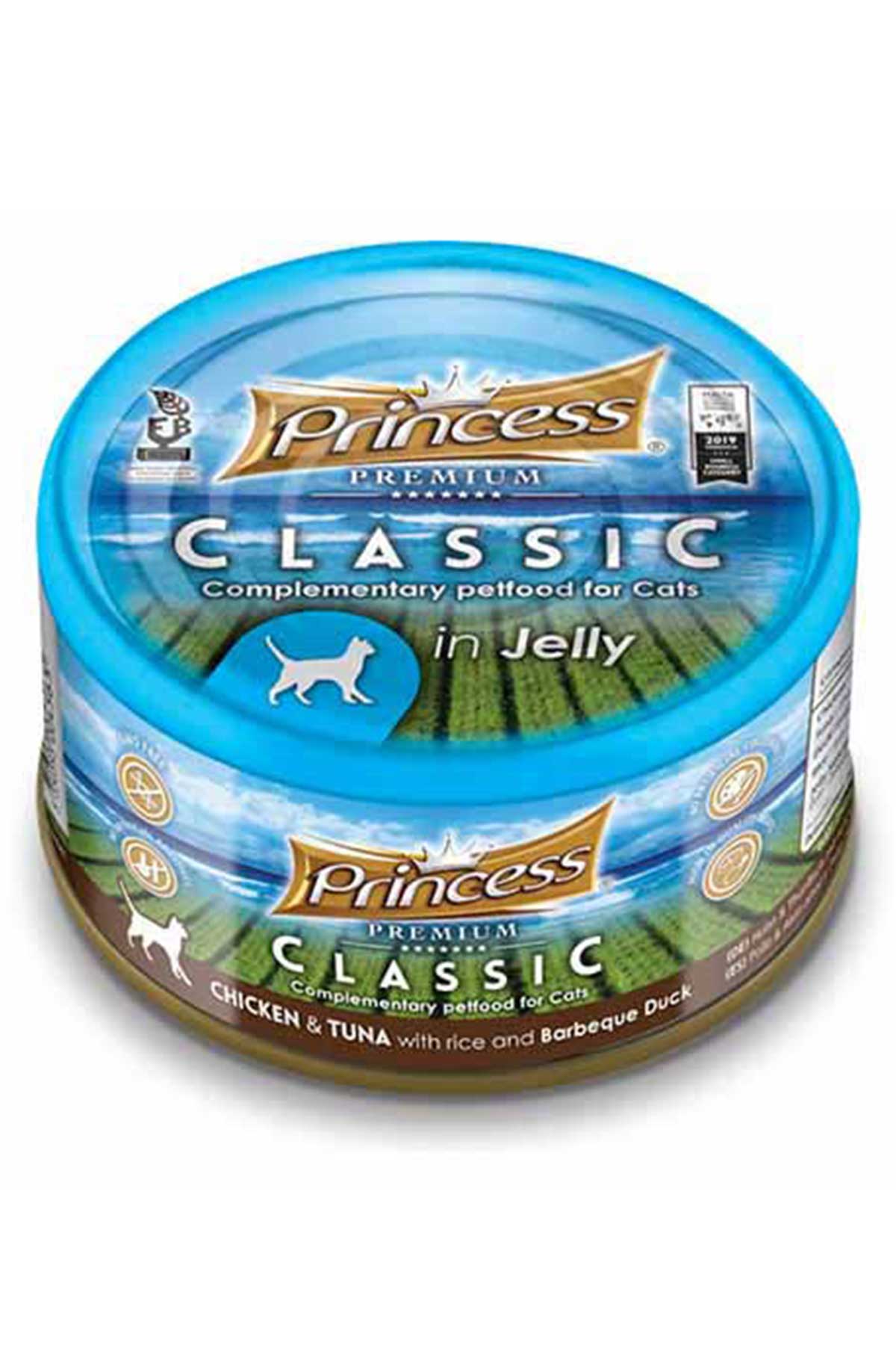 Princess Classic Tavuklu Ton Balıklı Izgara Ördekli ve Pirinçli Yetişkin Kedi Konservesi 170gr Princess Classic Tavuklu Ton Balıklı Izgara Ördekli ve Pirinçli Yetişkin Kedi Konservesi 170gr
