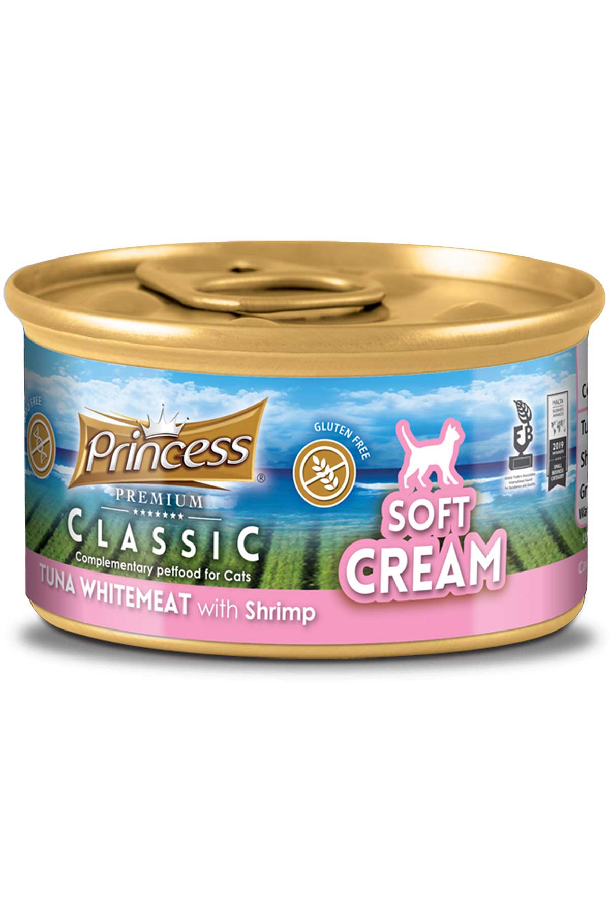 Princess Classic Soft Cream Beyaz Ton Balıklı ve Karidesli Yetişkin Kedi Sıvı Krema 50gr Princess Classic Soft Cream Beyaz Ton Balıklı ve Karidesli Yetişkin Kedi Sıvı Krema 50gr