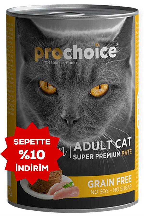 ProChoice Adult Tavuklu Yetişkin Kedi Konservesi 400gr