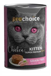 ProChoice Kitten Tahılsız Tavuklu Yavru Kedi Konservesi 400gr - Thumbnail
