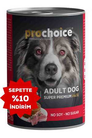 ProChoice Kuzu Etli Şekersiz Ezme Yetişkin Köpek Konservesi 400gr