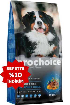PRO CHOICE - ProChoice Proderma Kuzu Eti ve Pirinçli Köpek Maması 18kg