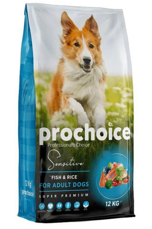 ProChoice Sensitive Skin Balık ve Pirinçli Hassas Derili Yetişkin Köpek Maması 12kg - Thumbnail