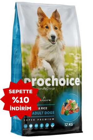 ProChoice Sensitive Skin Balık ve Pirinçli Hassas Derili Yetişkin Köpek Maması 12kg - Thumbnail
