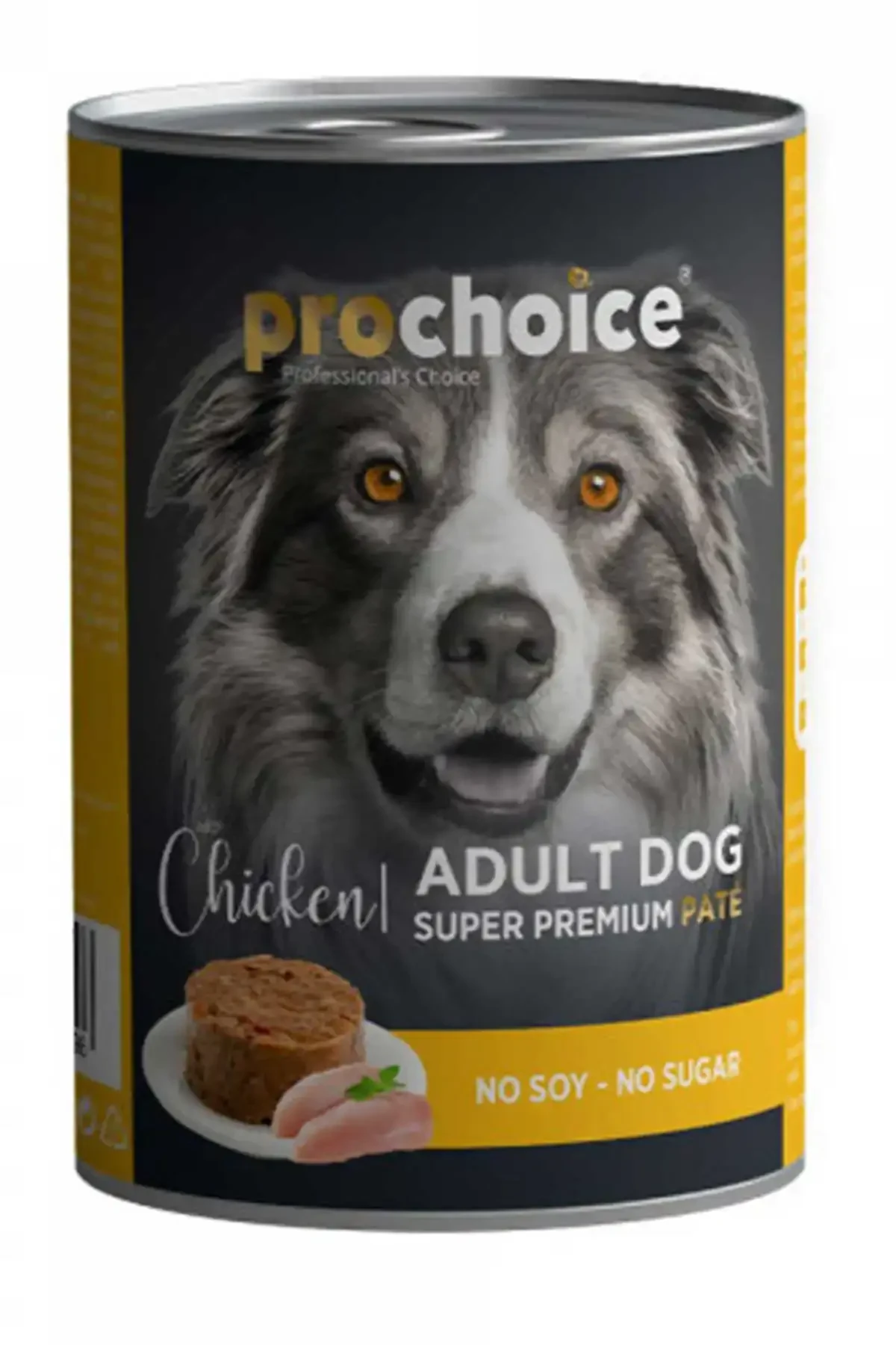 PRO CHOICE - ProChoice Tavuk Etli ve Pirinçli Ezme Yetişkin Köpek Konservesi 400gr PRO CHOICE - ProChoice Tavuk Etli ve Pirinçli Ezme Yetişkin Köpek Konservesi 400gr