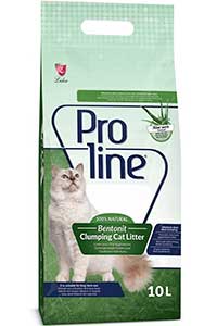 PROLINE - Proline Hızlı Topaklanan Kedi Kumu Aloe Veralı 10lt PROLINE - Proline Hızlı Topaklanan Kedi Kumu Aloe Veralı 10lt