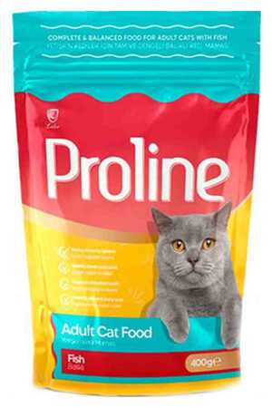 PROLINE - Proline Balıklı Yetişkin Kedi Maması 400gr PROLINE - Proline Balıklı Yetişkin Kedi Maması 400gr