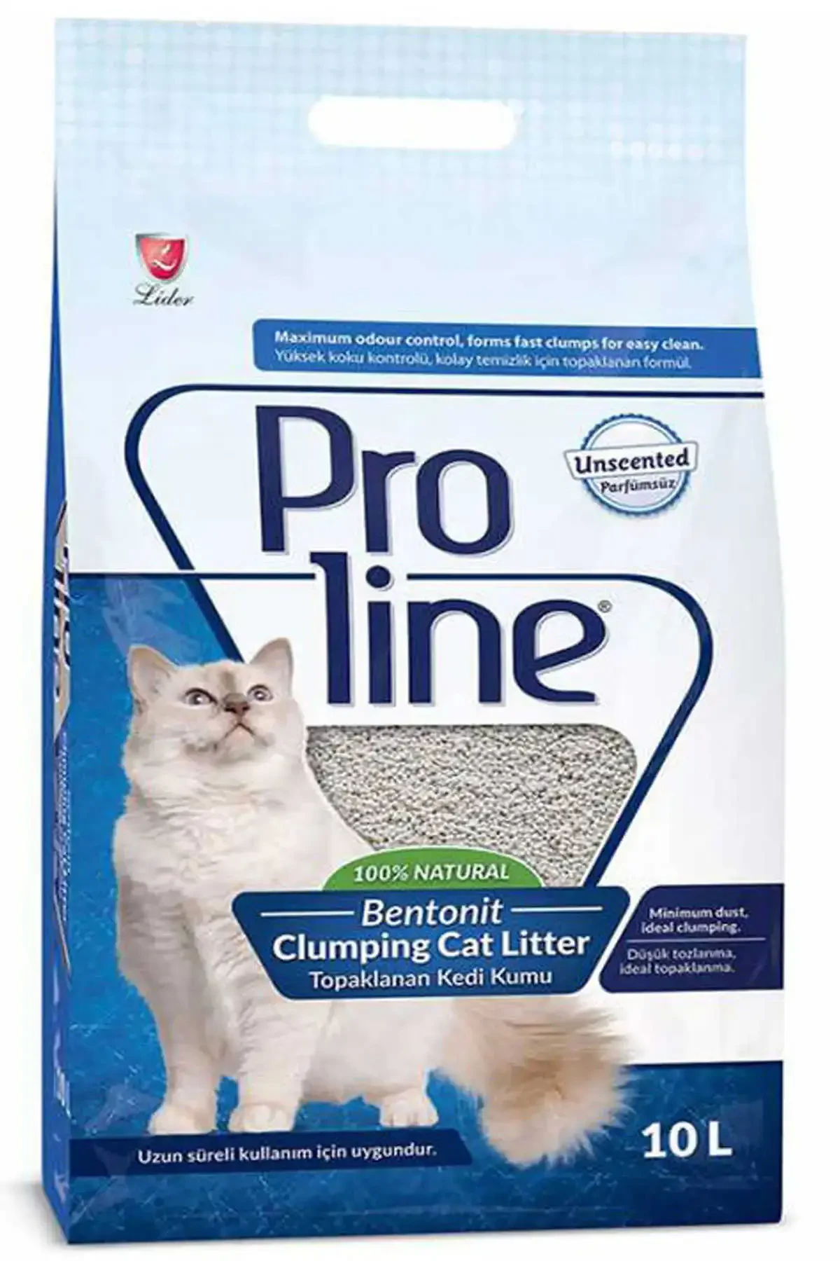 PROLINE - Proline Bentonit Kedi Kumu Parfümsüz 10lt PROLINE - Proline Bentonit Kedi Kumu Parfümsüz 10lt
