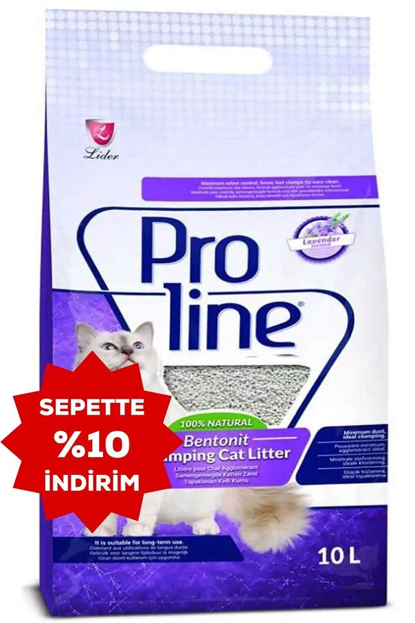 Proline Bentonit Kedi Kumu Lavanta Kokulu 10lt