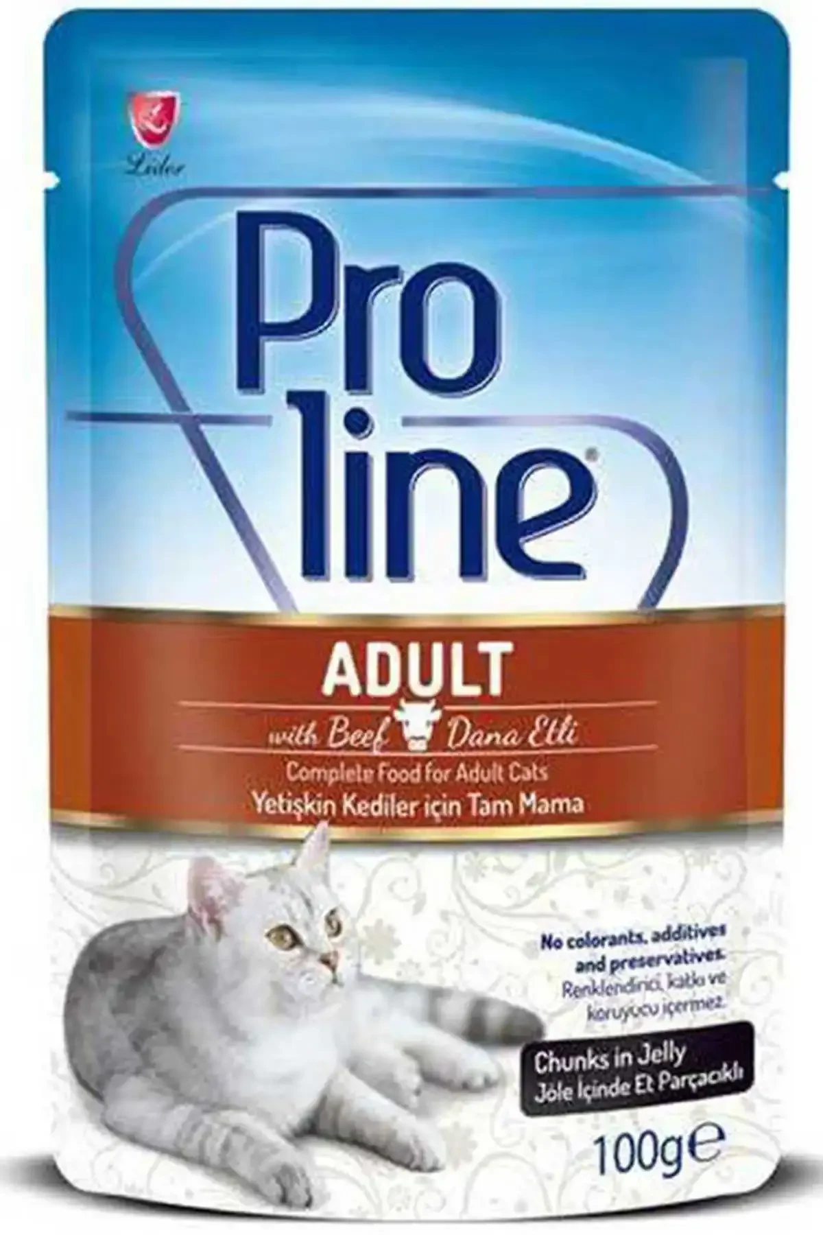PROLINE - Pro Line Dana Etli Yetişkin Kedi Konservesi 100gr PROLINE - Pro Line Dana Etli Yetişkin Kedi Konservesi 100gr