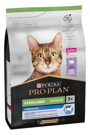 PROPLAN - Pro Plan Hindi Etli Kısırlaştırılmış Yaşlı Kedi Maması 3kg