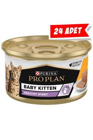 PROPLAN - Pro Plan Baby Kitten Tavuklu Yeni Doğan Yavru Kedi Konservesi 24x85gr 24lü PROPLAN - Pro Plan Baby Kitten Tavuklu Yeni Doğan Yavru Kedi Konservesi 24x85gr 24lü