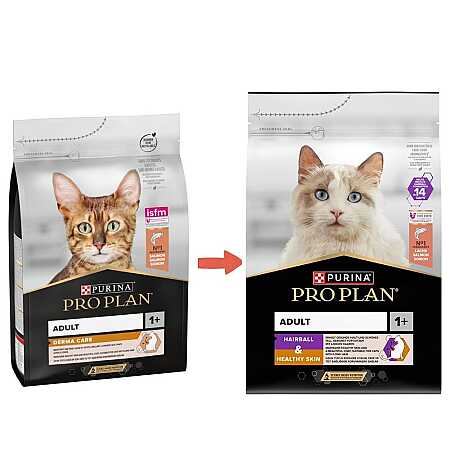 Pro Plan Hairball Somonlu Tüy Sağlığı Destekleyici Yetişkin Kedi Maması 3kg (1)