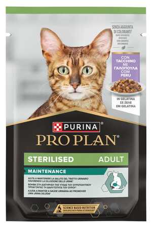 Pro Plan Jelly Pouch Hindi Etli Kısırlaştırılmış Yetişkin Kedi Konservesi 85gr - Thumbnail