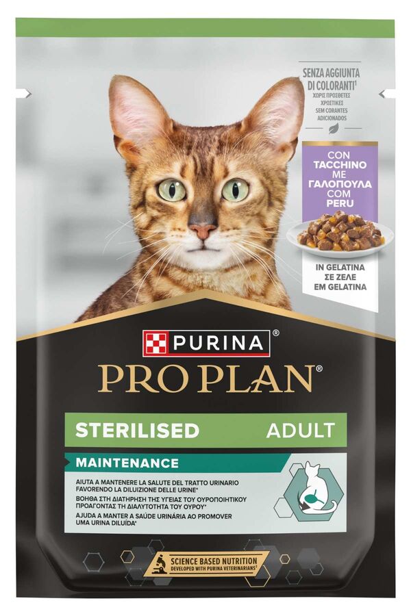 Pro Plan Jelly Pouch Hindi Etli Kısırlaştırılmış Yetişkin Kedi Konservesi 85gr