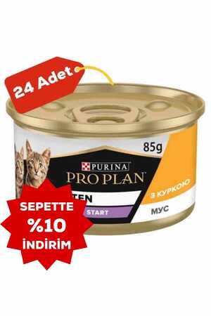 Pro Plan Kitten Tavuklu Yavru Kedi Konservesi 24x85gr 24lü - Thumbnail