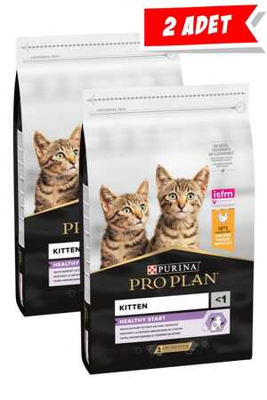 PROPLAN - Pro Plan Kitten Tavuk ve Pirinçli Yavru Kedi Maması 3kg 2li