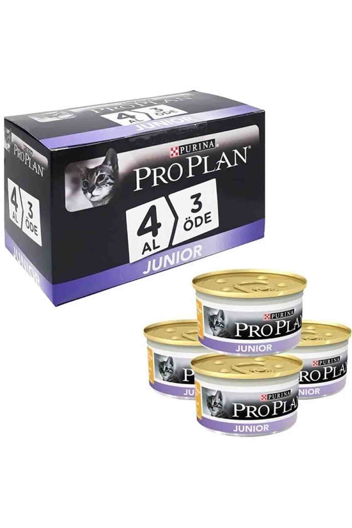 Pro Plan Kitten Tavuklu Yavru Kedi Konservesi 4x85gr