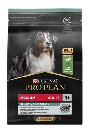 Pro Plan Kuzu Etli Orta Irk Yetişkin Köpek Maması 3kg - Thumbnail