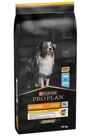 Pro Plan Light Sterilised Balıklı Köpek Maması 14kg - Thumbnail