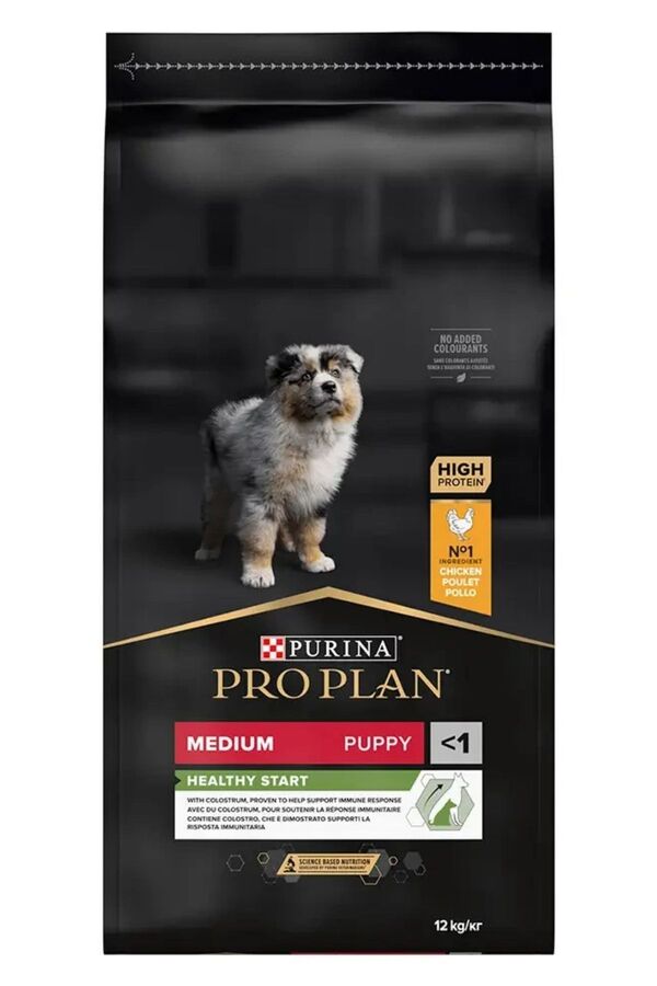 Pro Plan Medium Puppy Tavuklu Yavru Köpek Maması 12kg - 1