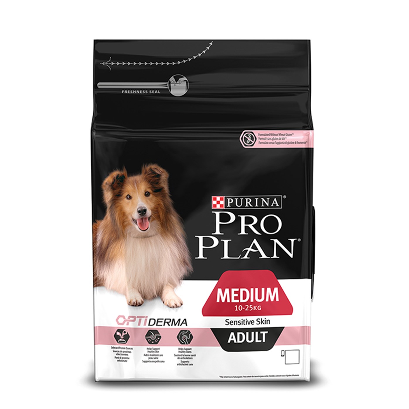 Pro Plan Medium Sensitive Skin Somonlu ve Pirinçli Orta Irk Yetişkin Köpek Maması 3kg