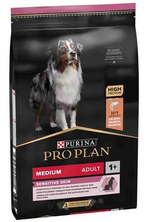 Pro Plan Somonlu Orta Irk Hassas Derili Yetişkin Köpek Maması 10kg - Thumbnail