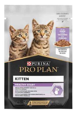 PROPLAN - Pro Plan Pouch Sos İçinde Hindili Yavru Kedi Konservesi 85gr PROPLAN - Pro Plan Pouch Sos İçinde Hindili Yavru Kedi Konservesi 85gr