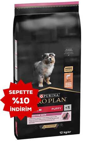 Pro Plan Puppy Somonlu Orta Irk Hassas Derili Yavru Köpek Maması 12kg