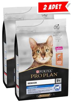 PROPLAN - Pro Plan Senior Somonlu Yaşlı Kedi Maması 2li Paket (3kg+3kg)