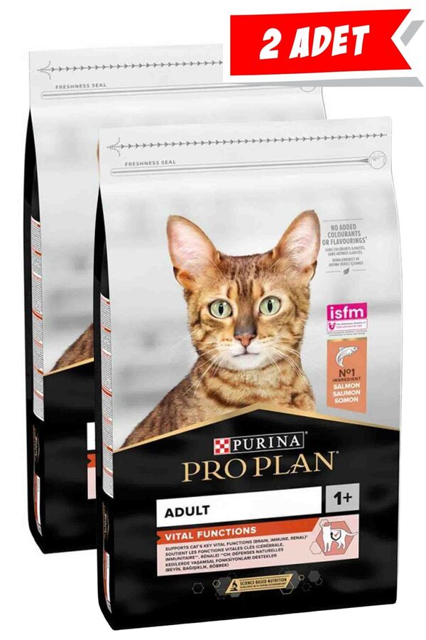 Pro Plan Somonlu Yetişkin Kedi Maması 2li Paket (3kg+3kg)