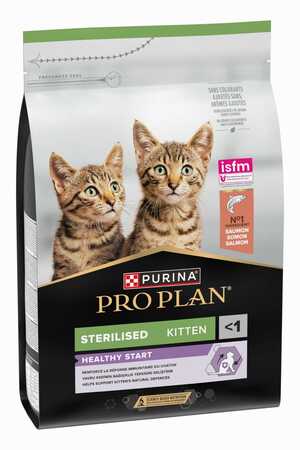 PROPLAN - Pro Plan Somonlu Kısırlaştırılmış Yavru Kedi Maması 3kg