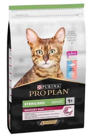 PROPLAN - Pro Plan Sterilised Morina ve Okyanus Balıklı Kısırlaştılmış Kedi Maması 10kg