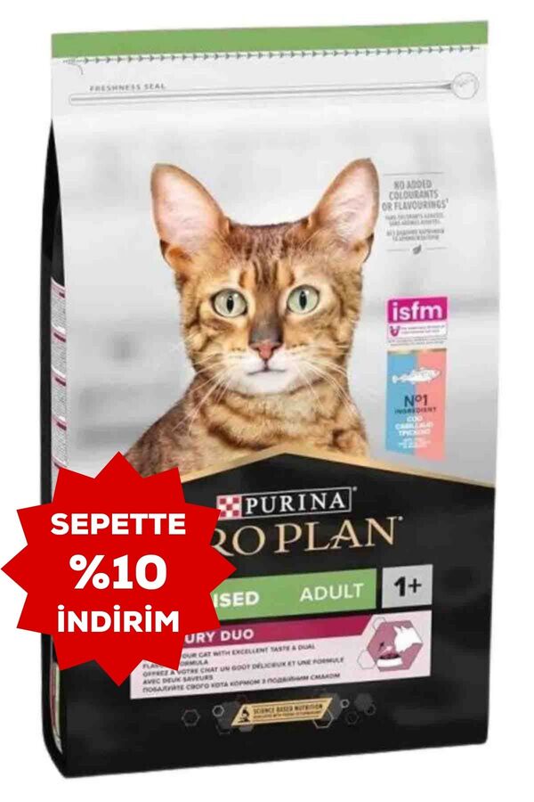 Pro Plan Sterilised Morina ve Okyanus Balıklı Kısırlaştılmış Kedi Maması 10kg