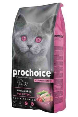 ProChoice 37 Tavuklu ve Pirinçli Yavru Kedi Maması 2kg - Thumbnail