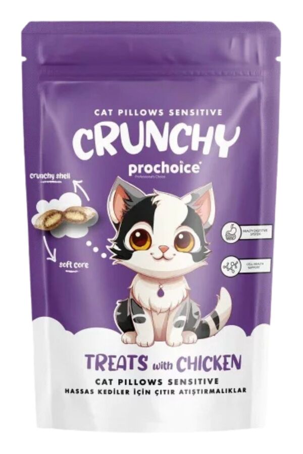 ProChoice Crunchy Sensitive Tavuklu Kedi Ödül Maması 60gr