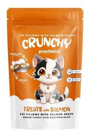 PRO CHOICE - Prochoice Crunchy Somonlu Kedi Ödül Maması 60gr PRO CHOICE - Prochoice Crunchy Somonlu Kedi Ödül Maması 60gr